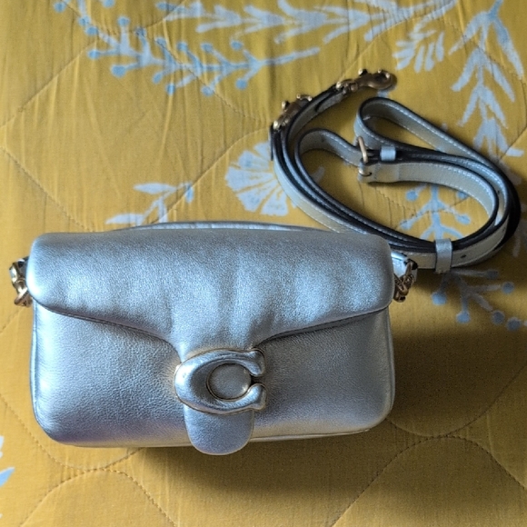 Coach Handbags - Coach Pillow Tabby (Silver)